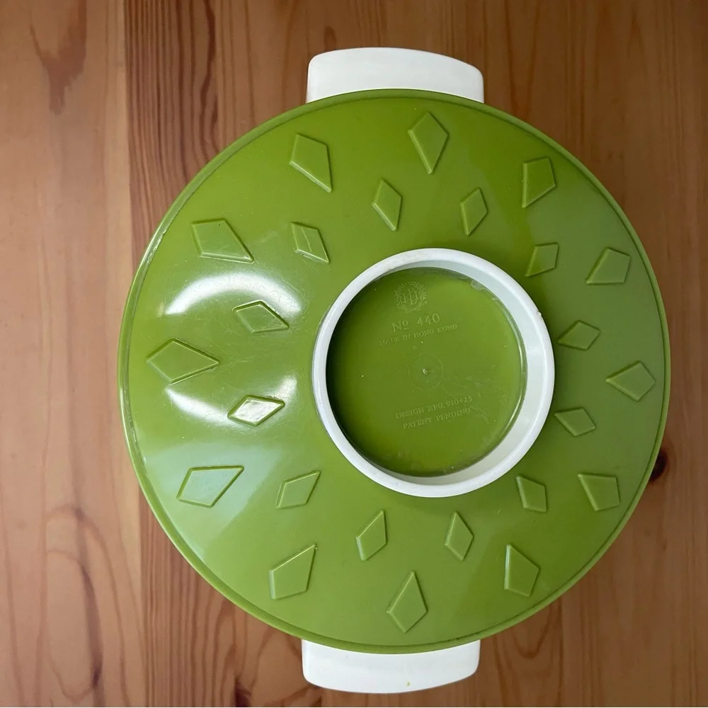 Vintage Avocado Green Ice Bucket